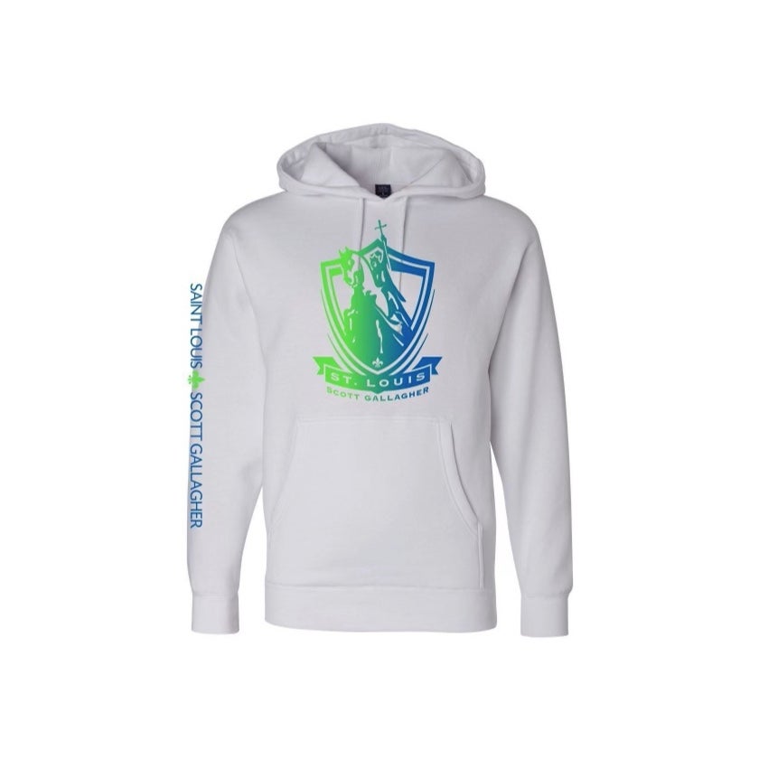 SLSG Color Blend Crest Logo Hoodie Scott Gallagher Fan Shop
